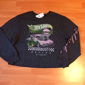 Hot Wheels Graphic Long Sleeve Tee - Black